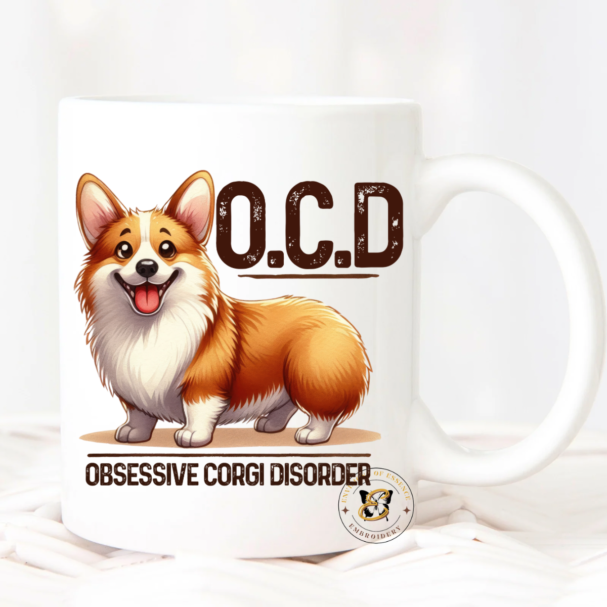 Cute Dog Quote Coffee Mugs ~ Adorable Gift for Corgi Dog Lovers