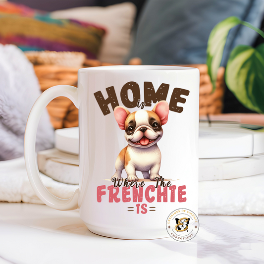 Cute Dog Quote Coffee Mugs ~ Adorable Gift for Frenchie Bulldog Lovers