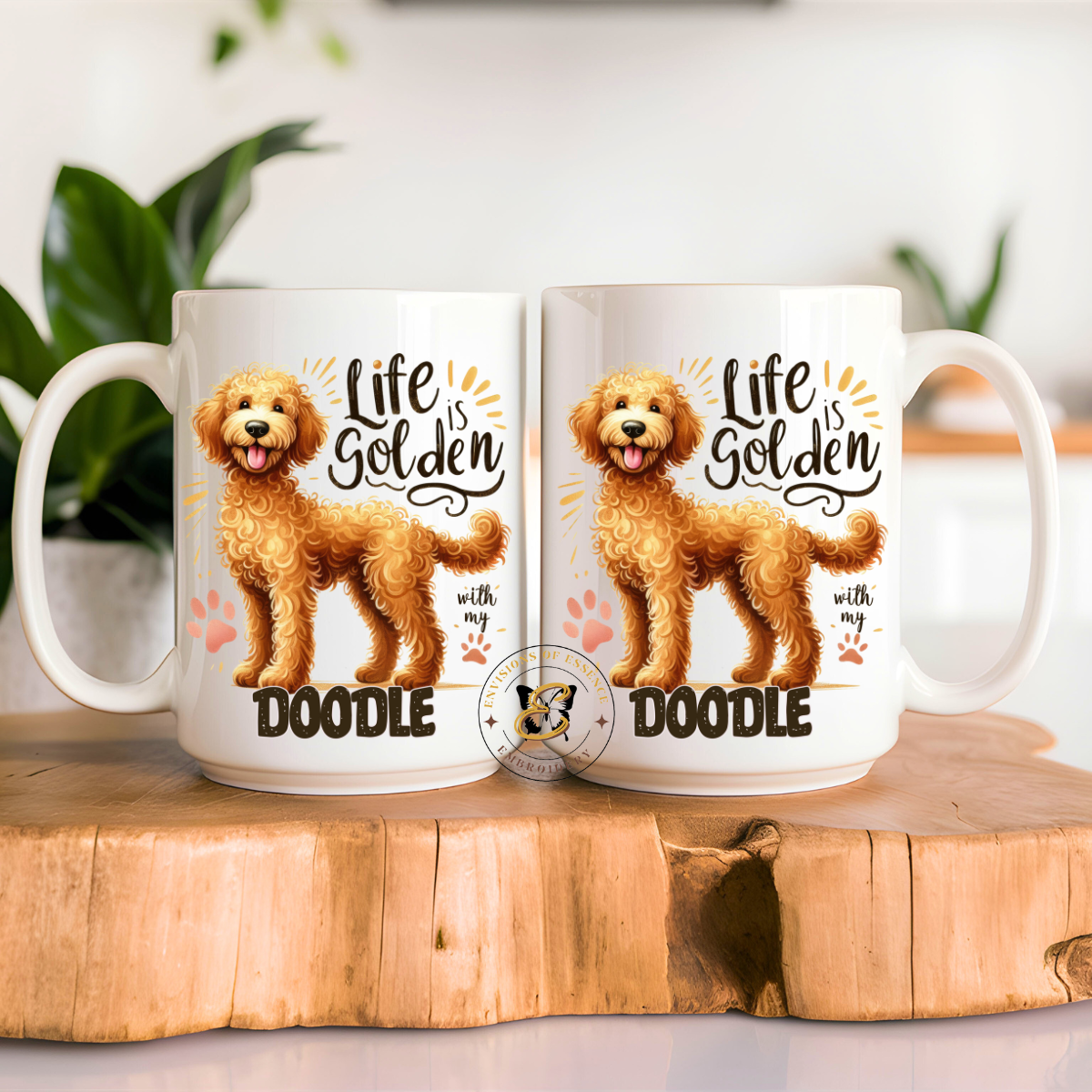 Cute Dog Quote Coffee Mugs ~ Adorable Gift for Goldendoodle Lovers