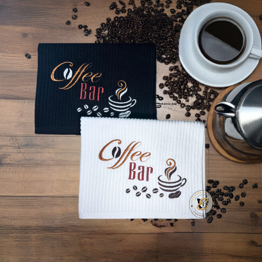 Coffee Bar Design Towel Mats