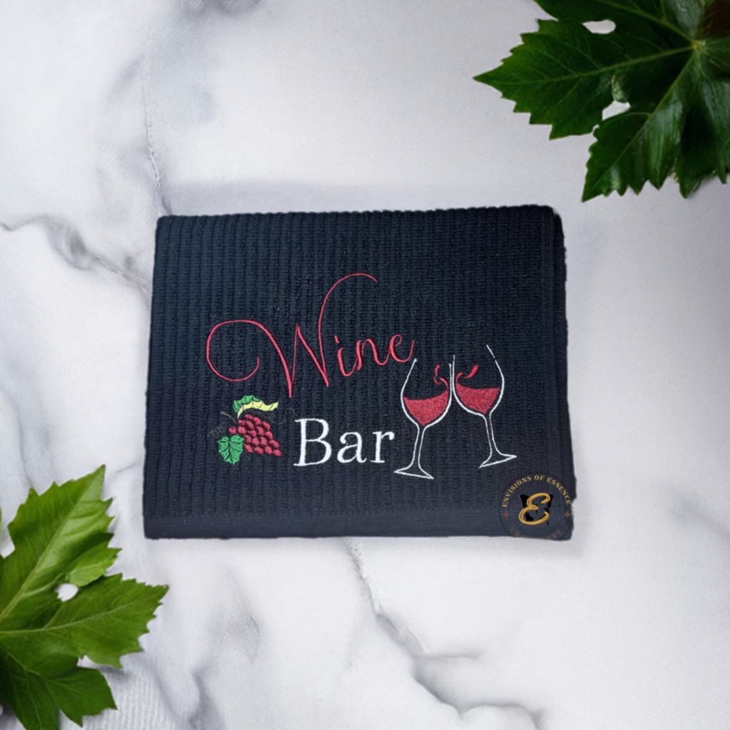 Wine Bar Design Towel Mats